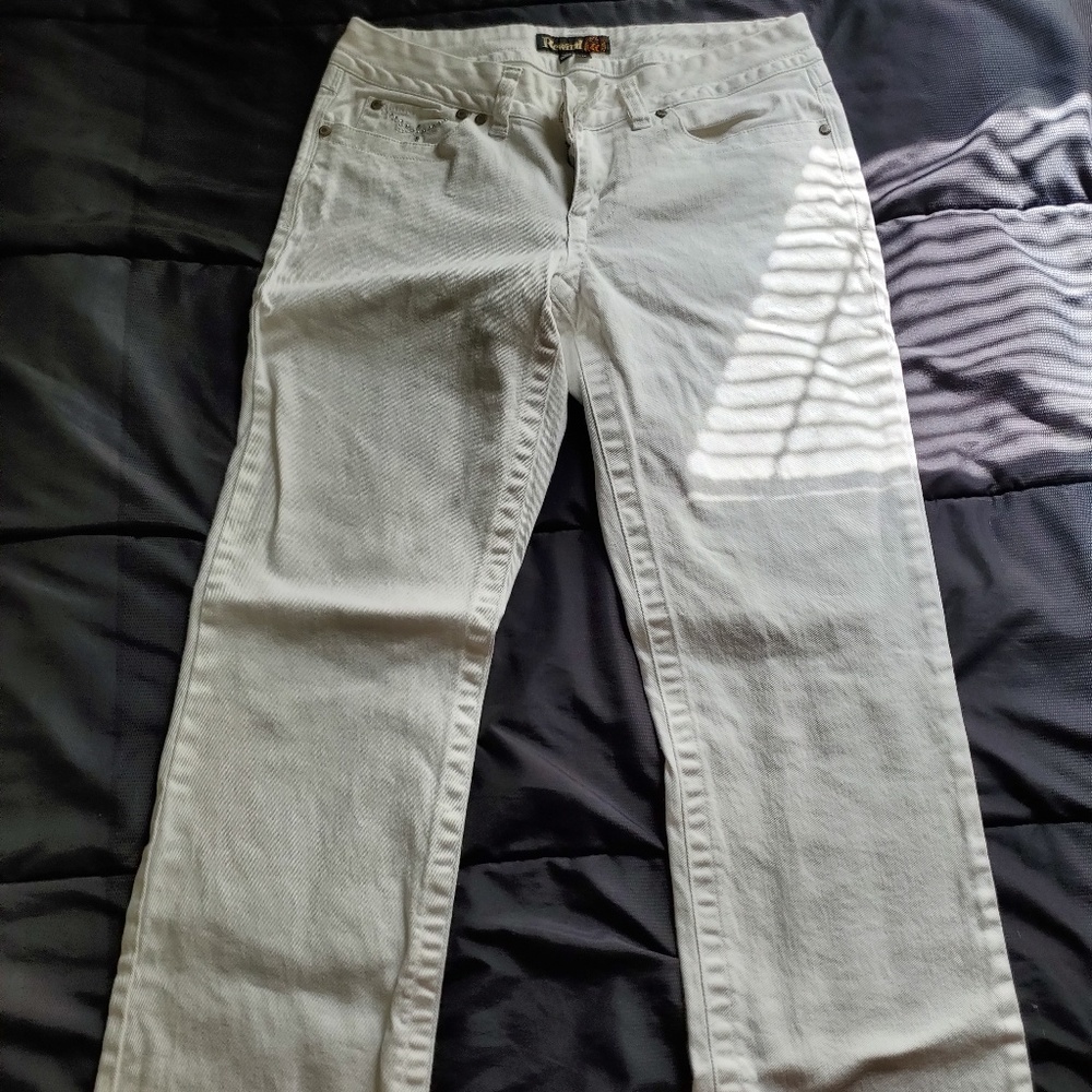 size 11 white denim jeans REWIND